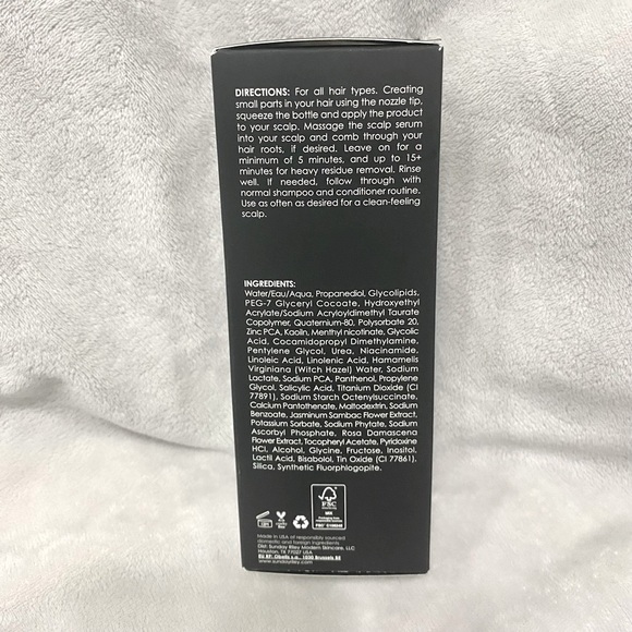 NIB Sunday Riley Clean Rinse Clarifying Scalp Serum with Niacinam Rose C… - Picture 6 of 9